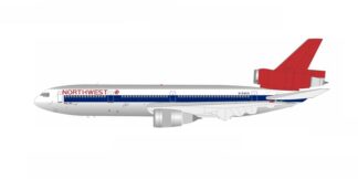 B104NW159P B-MODELS Northwest Airlines / ノースウエスト航空 Polished DC-10-40 N159US 1:200 スタンド付 予約