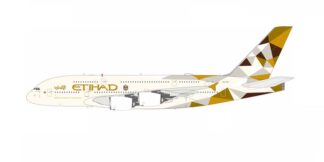 380EY0925 IN Flight200 Etihad Airways / エティハド航空 A380-800 A6-APJ スタンド付き 1:200 予約