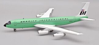 702BN1025 IN Flight200 Braniff International Airways / ブラニフ航空 Turquoise B707-200 N7074 スタンド付き 1:200 予約