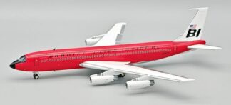 702BN1125 IN Flight200 Braniff International Airways / ブラニフ航空 Red B707-200 N7075 スタンド付き 1:200 予約