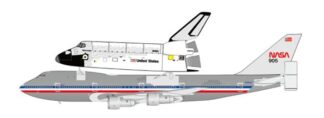 XX40341 JC WING NASA / アメリカ航空宇宙局 "Polished with Space Shuttle" B747-100 N905NA 1:400 予約