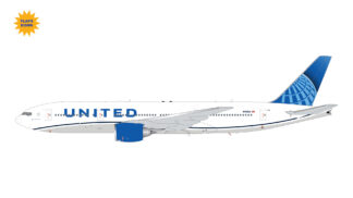 G2UAL1260F GEMINI 200 United Airlines / ユナイテッド航空 B777-200ER flaps down N798UA  スタンド付 1:200 予約
