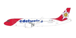 320WK0726 IN Flight200 Edelweiss Air / エーデルワイス航空 A320-200N HB-JDB スタンド付き 1:200 予約