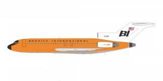 721BN0426 IN Flight200 Braniff International Airways / ブラニフ航空 Orange B727-100 N7282 スタンド付き 1:200 予約