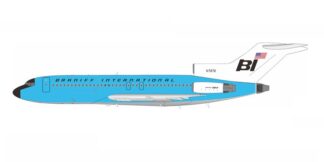 721BN0626 IN Flight200 Braniff International Airways / ブラニフ航空 New Medium Blue B727-27C N7272 スタンド付き 1:200 予約