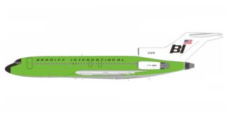 721BN0726 IN Flight200 Braniff International Airways / ブラニフ航空 Light Lime Green B727-27C N7276 スタンド付き 1:200 予約