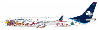 739AMM1225 IN Flight200 Aeromexico / アエロメヒコ B737 MAX9 XA-GQS  スタンド付き 1:200 予約