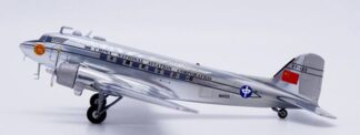 KJDC3130 JC WING China National Aviation Corporation/CNAH / 中国航空集団 Polished DC-3 N41CQ スタンド付 1:200 予約