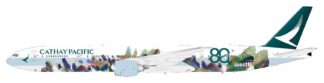 WB7773024C WB_MODELS Cathay Pacific Airlines / キャセイ航空 Spirit of Hong Kong 80th Anniversary B777-300ER B-KQU 1:200 スタンド付 予約