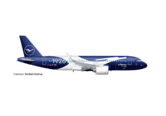 539487 Herpa Lufthansa / ルフトハンザドイツ航空 A320neo D-AING "100 Jahre" "Kerpen" 1:500 予約