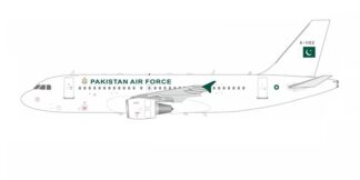 319PAF102 IN Flight200 Pakistan Air Force / パキスタン空軍 A319-100 A-1102 スタンド付き 1:200 予約