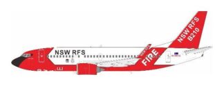 733RFS138C IN Flight200 NSW Rural Fire Service / コールソン・アヴィエーション ニューサウスウェールズ州地方消防局 B737-300 N138CG スタンド付き 1:200 予約