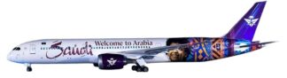 AV4424 Aviation400(AV400) SAUDIA/Saudi Arabian Airlines / サウジアラビア航空/サウディア Welcome to Arabia B787-9 HZ-ARF 1:400 予約